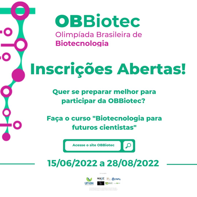Começa a preparação para a Olimpíada Brasileira de Biotecnologia